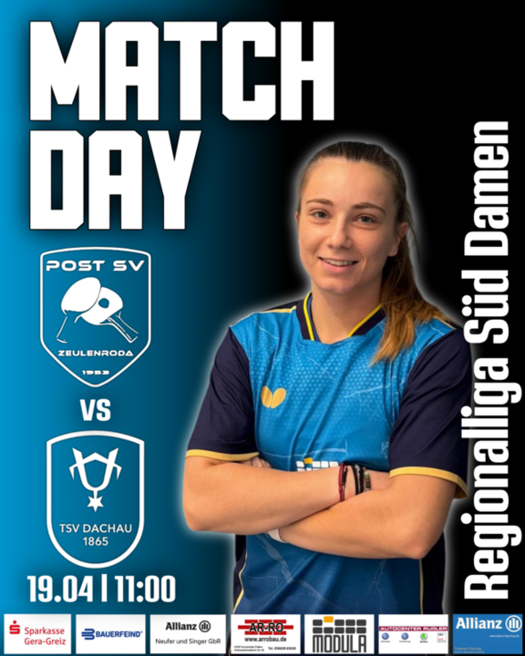 ► So. 11:00 Uhr – Post SV Zeulenroda – TSV Dachau III