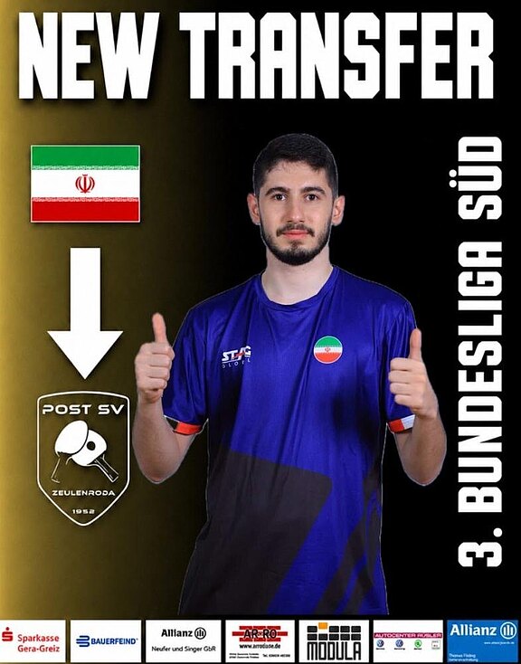 Neuzugang Mohammad Mousavi Taher – unsere neue Nummer 1 in der 3. Bundesliga Süd